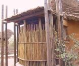 Leokwe Camp Cottage outdoor Shower