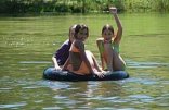 Tubing On The Dam