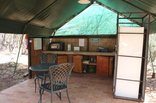 Mantuma Camp - Mkuze Game Reserve - 2-Bed Safari Tent Kitchen