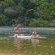 Picnicking and enjoying the river