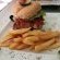 American Burger at Marilyn's 60's Diner
