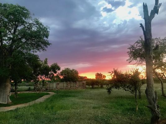 Sunset over the Retreat