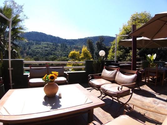 Patio with Mountain View
