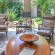 Outdoor lounge area