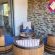 Plum outside seating