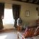 View infront of the bed in a 2-Bed Chalet