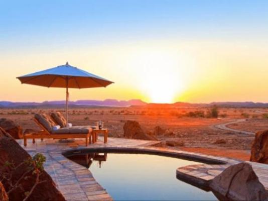Twyfelfontein Country Lodge - Pool view