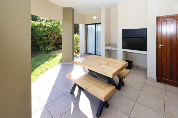 Patio and braai area