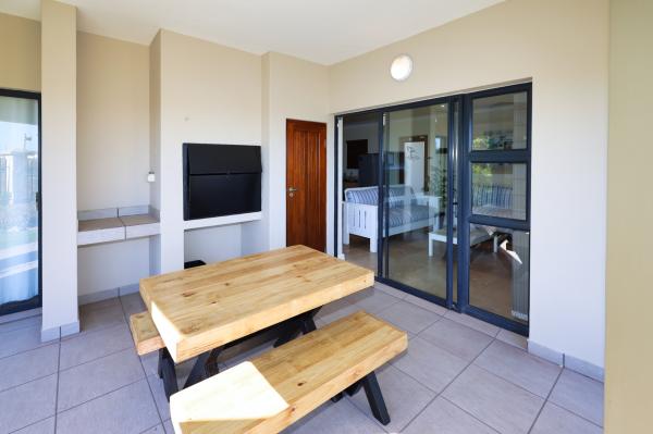 Patio and braai area