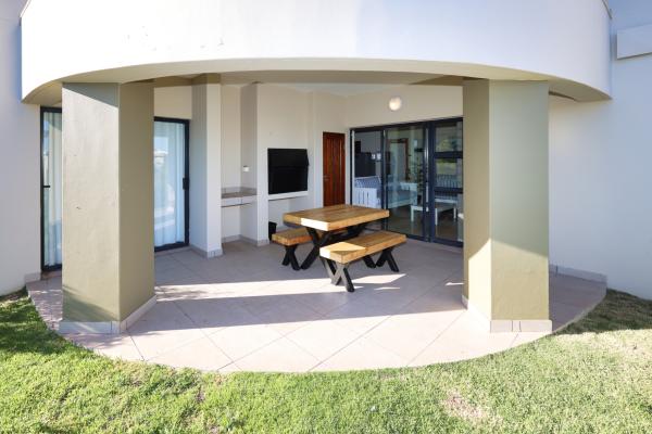 Patio and braai area