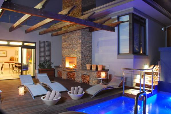 Pool Deck - Night View