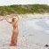 Bride on beach