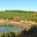 Stanford Lake - yellow woods on the right