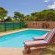Outdoor pool with sundeck
