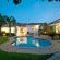 Outside pool area