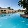 The sparkling swimming pool