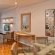 The dining area