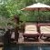 Lounging on the main deck by the pool