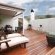 private deck for studio room