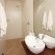 Standard room bathroom