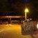 Braai area at night