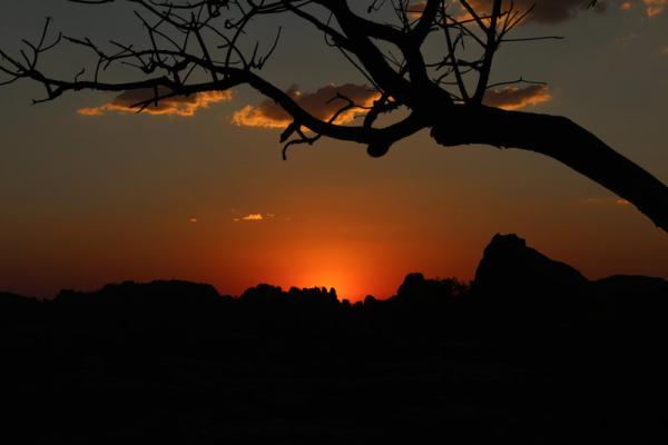 Sunset from Big Cave ridge