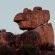 Teddy bear rock on the Big Cave property