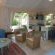 The Garden Cottage living area and kitchenette