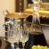 Complimentary port served in the guest lounge