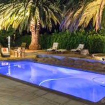 pool by night