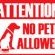 No Pets Allowed