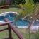View of swimming pool from the Loft