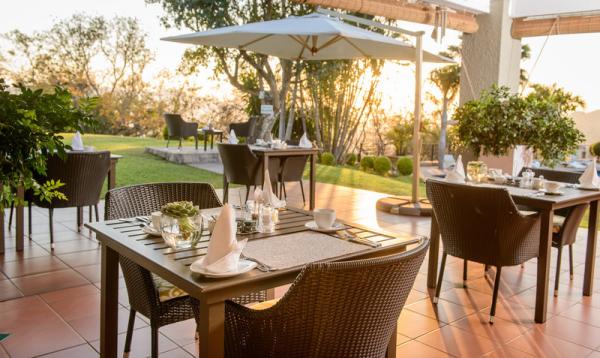 Breakfast patio