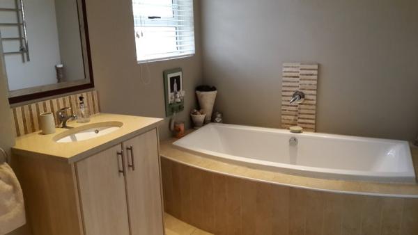 Family two bedroom apartment bathroom