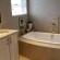Family two bedroom apartment bathroom