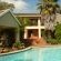 Outside patio and pool areas