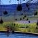 spring fed swimming dam with Enjo Chalet in the background