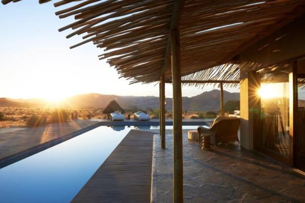 Swimming pool at the main lodge