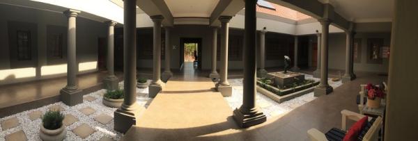 Main entrance leading to Reception area