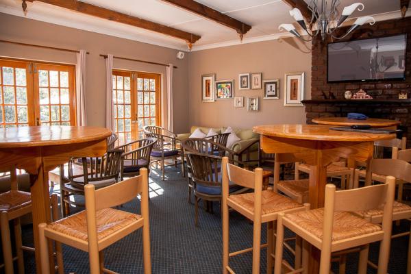 lounge and bar area
