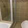 Bathroom with bath and shower