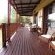 Wooden deck for rooms 1 and 2