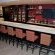 Well stocked drinks bar