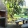 Braai area in front of chalet