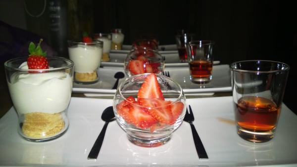 Three course dinners- desert