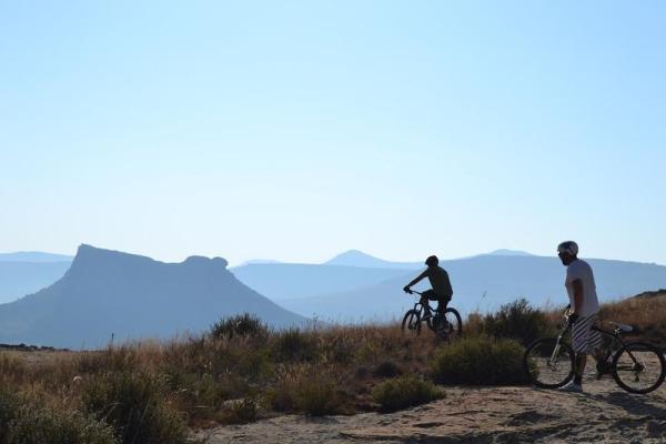 Mountain bike trail on the farm