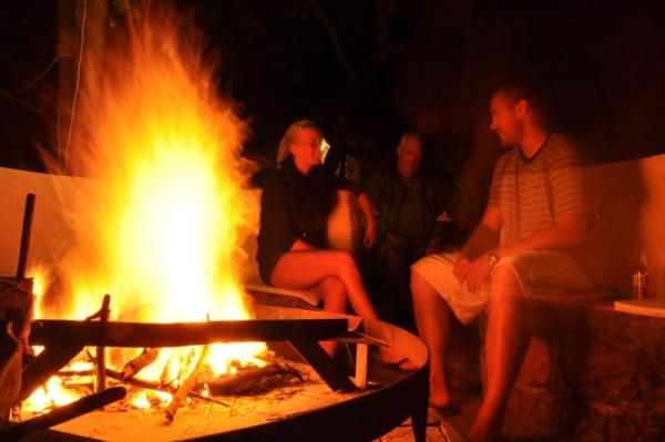 The braai/barbeque area