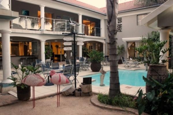 beach themed courtyard and Romantic Gazebo