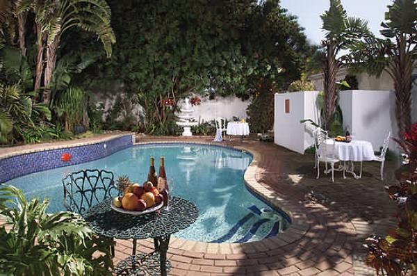 Swimming pool at Kingfisher Guest House