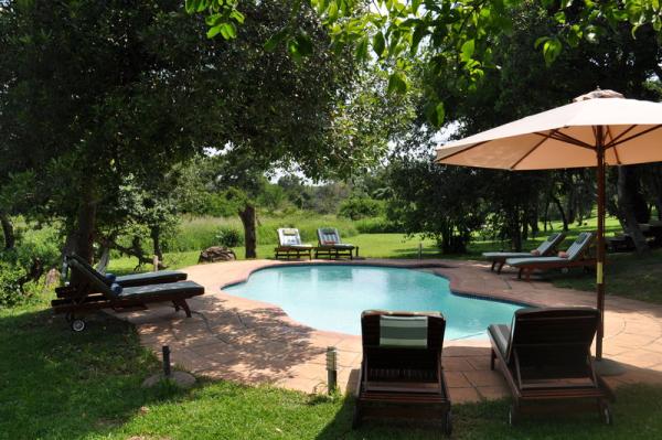 Pool area at the Tented Camp